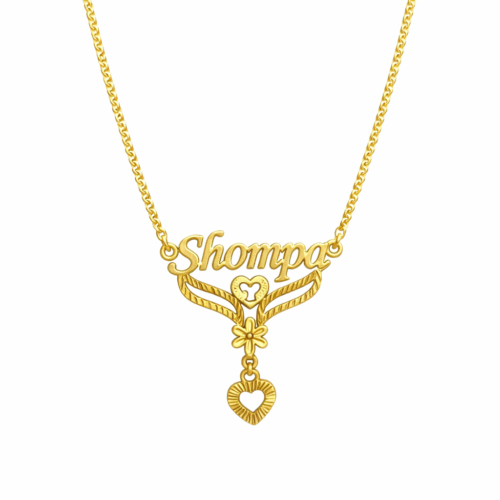 Custom Name Gold Plated Necklace