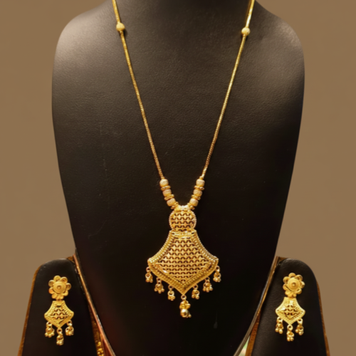 গোল্ড প্লেটেড নেকলেস সেট